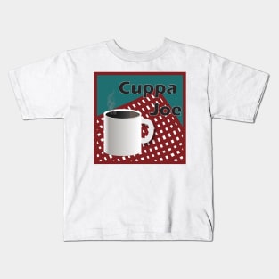 Lispe Coffee Collection Cuppa Joe Kids T-Shirt